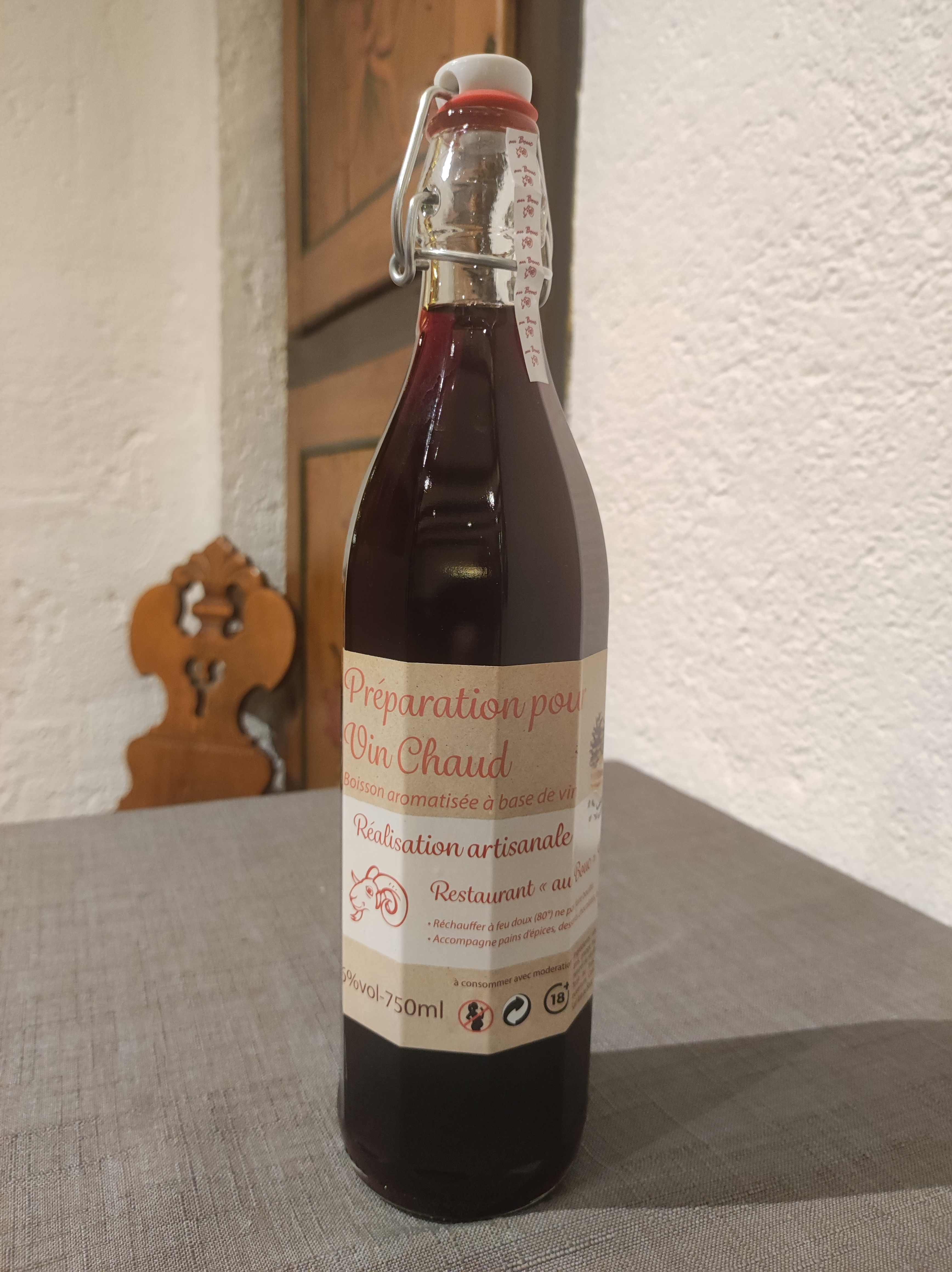 Web bouteille vin chaud